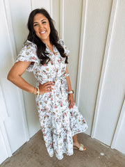 Gardenia Floral Dress